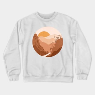 Abstract Sunset Painting 3.11 Crewneck Sweatshirt